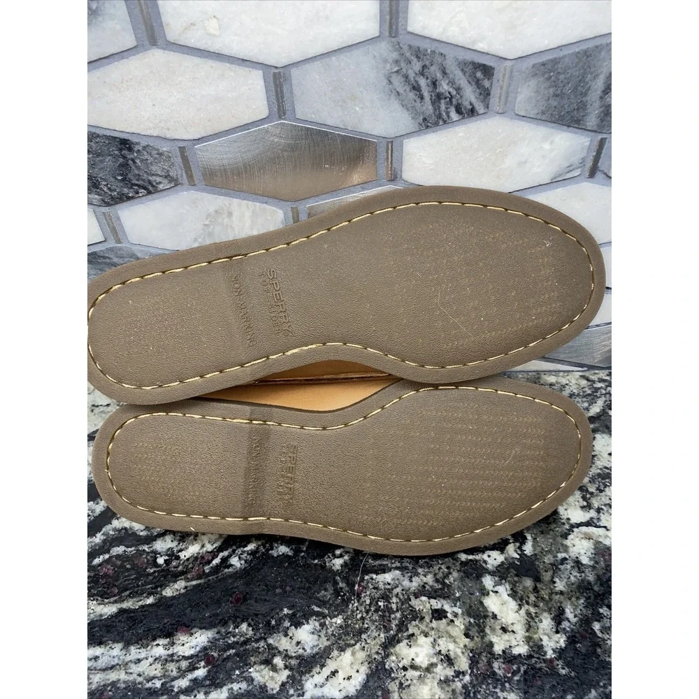 Sperry Mens Authentic Original 2-i Leather Boat‎ Shoe, Sahara, sz 9